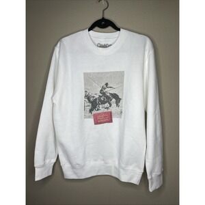 Could've Been White Fleece Crew Neck Sweatshirt Not My First Rodeo Men's Size S